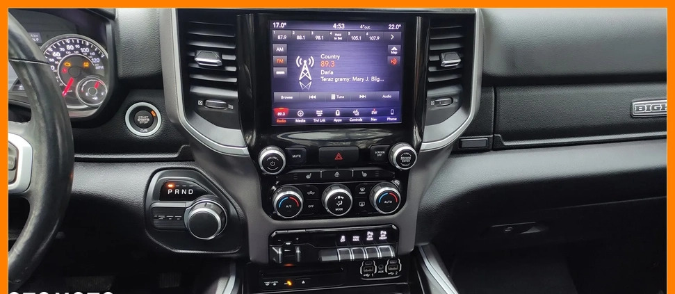 Dodge RAM cena 145950 przebieg: 78367, rok produkcji 2019 z Cybinka małe 436